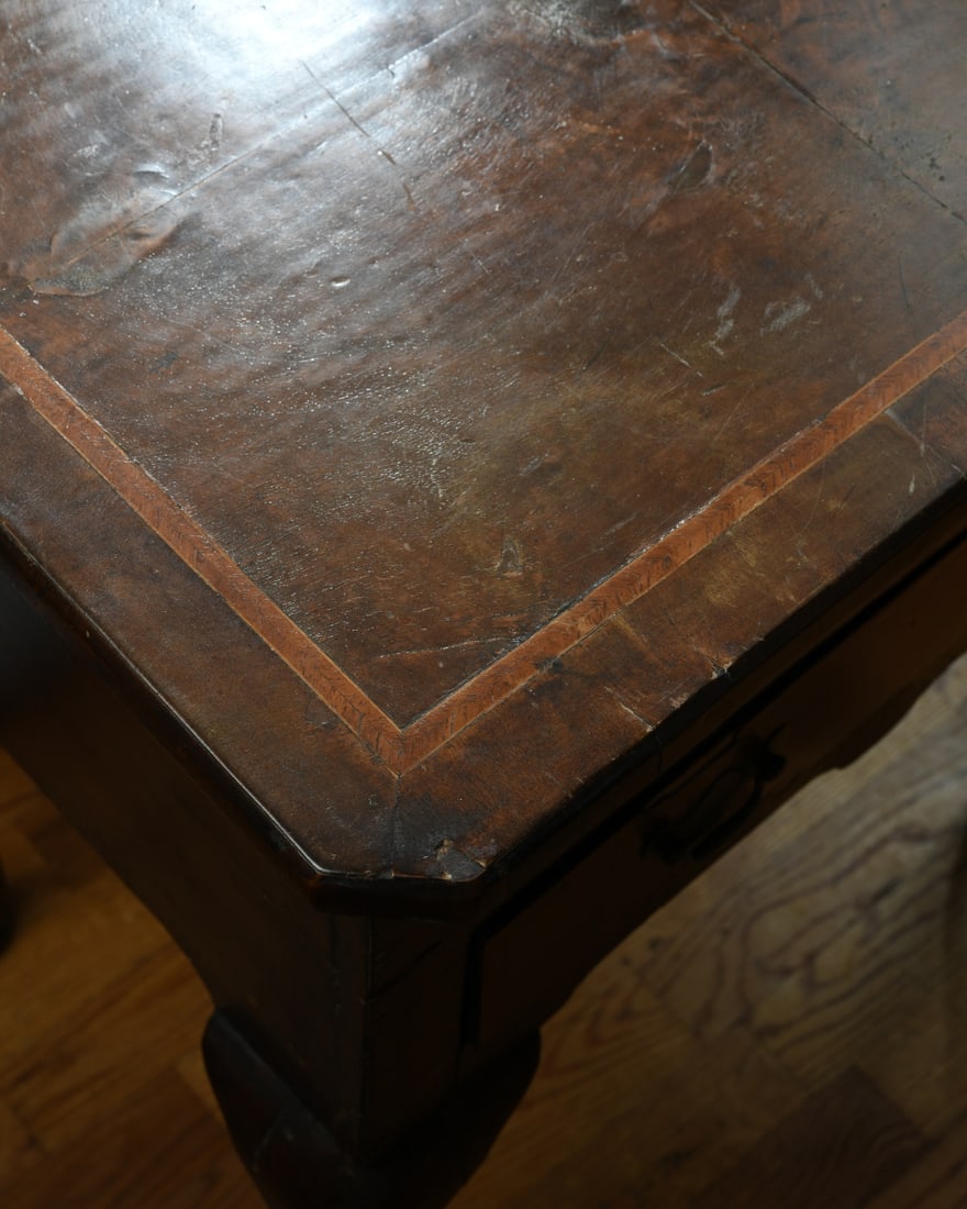 18th C. Queen Anne Walnut Lowboy - 7