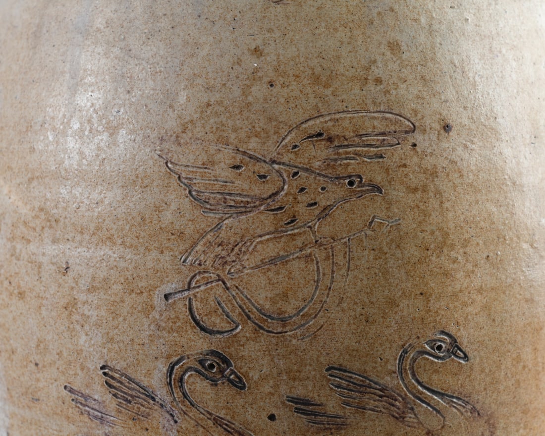 19th C. Stoneware Crock - 3