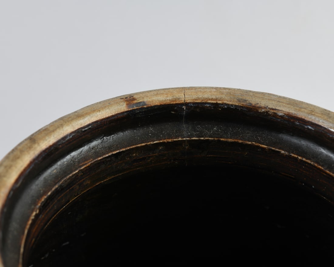 19th C. Stoneware Crock - 6