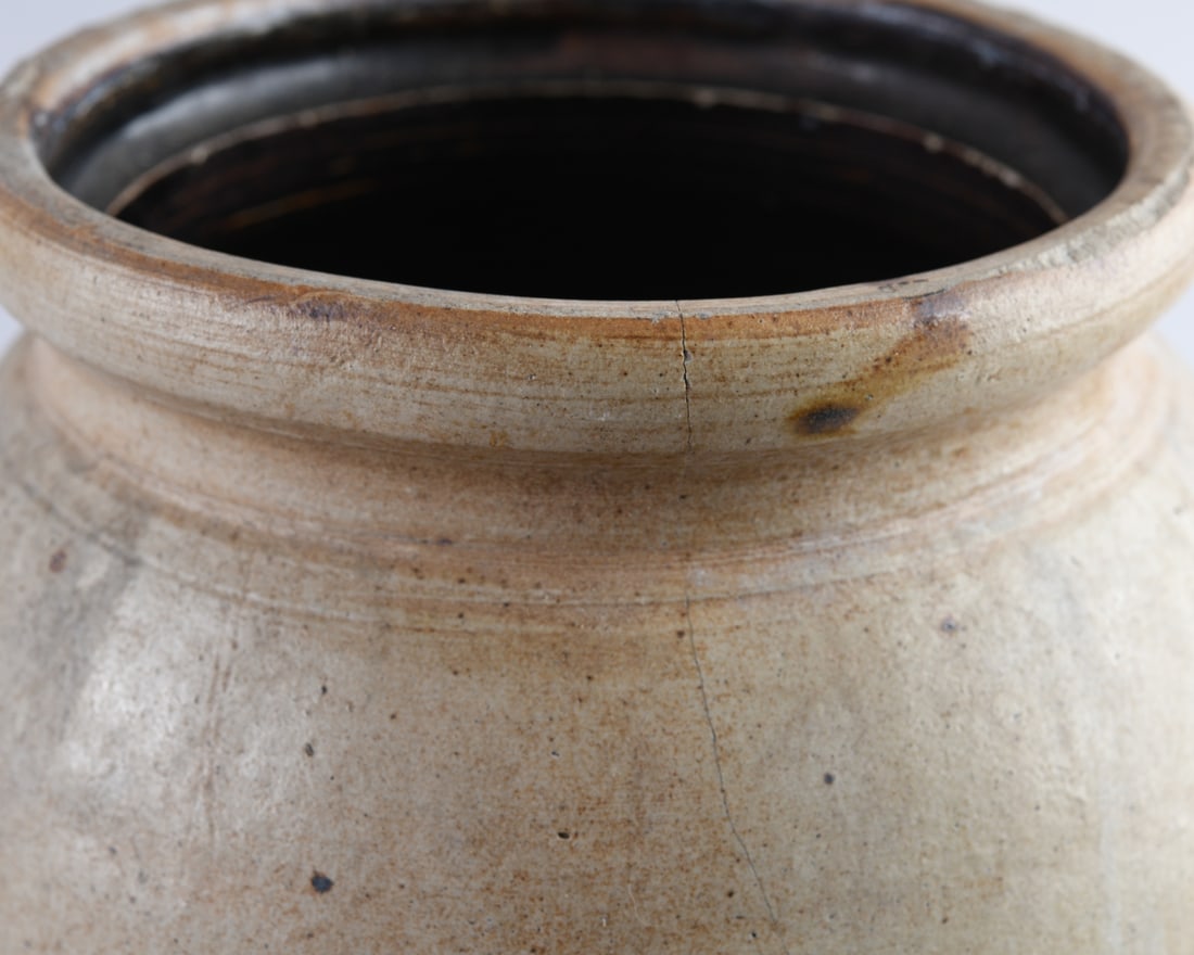 19th C. Stoneware Crock - 9