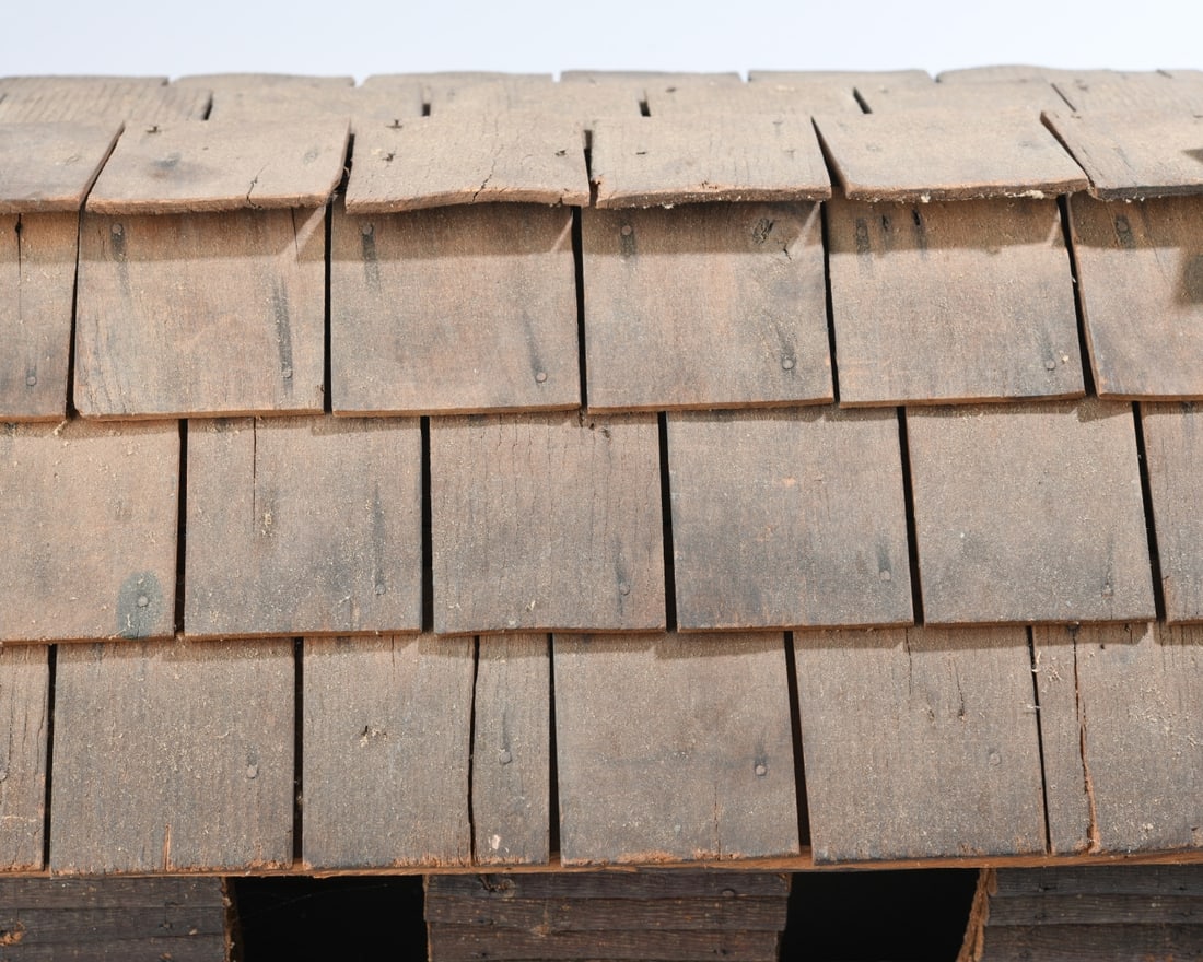 Folk Art Log Cabin Model - 5