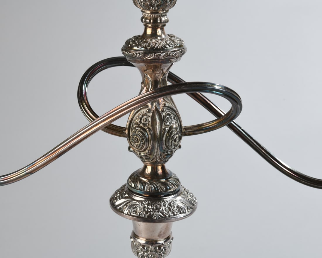 Silver Plate Candelabra - 2