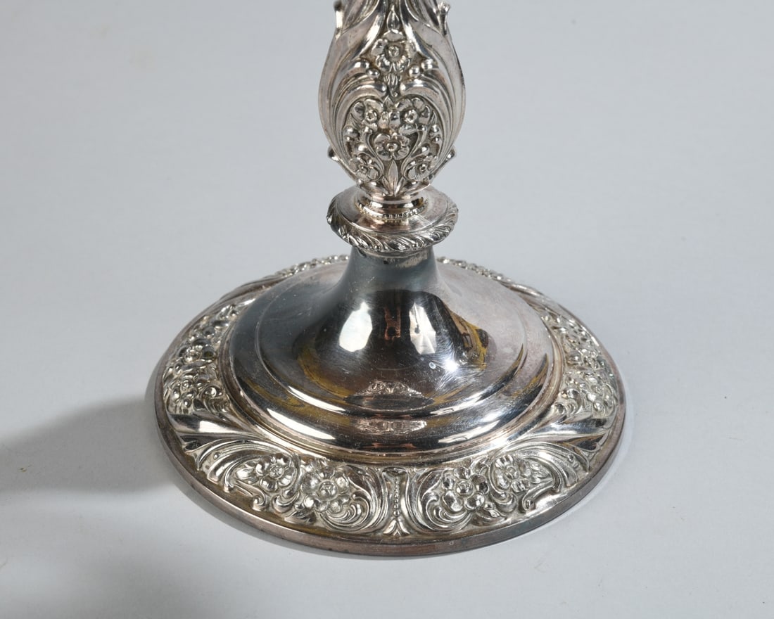 Silver Plate Candelabra - 4