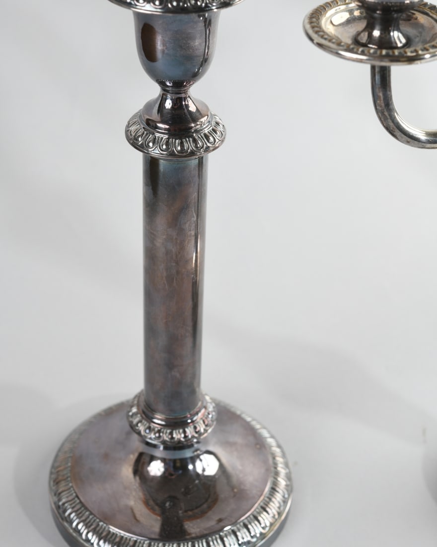 Silver-Plated Three Piece Garniture - 4