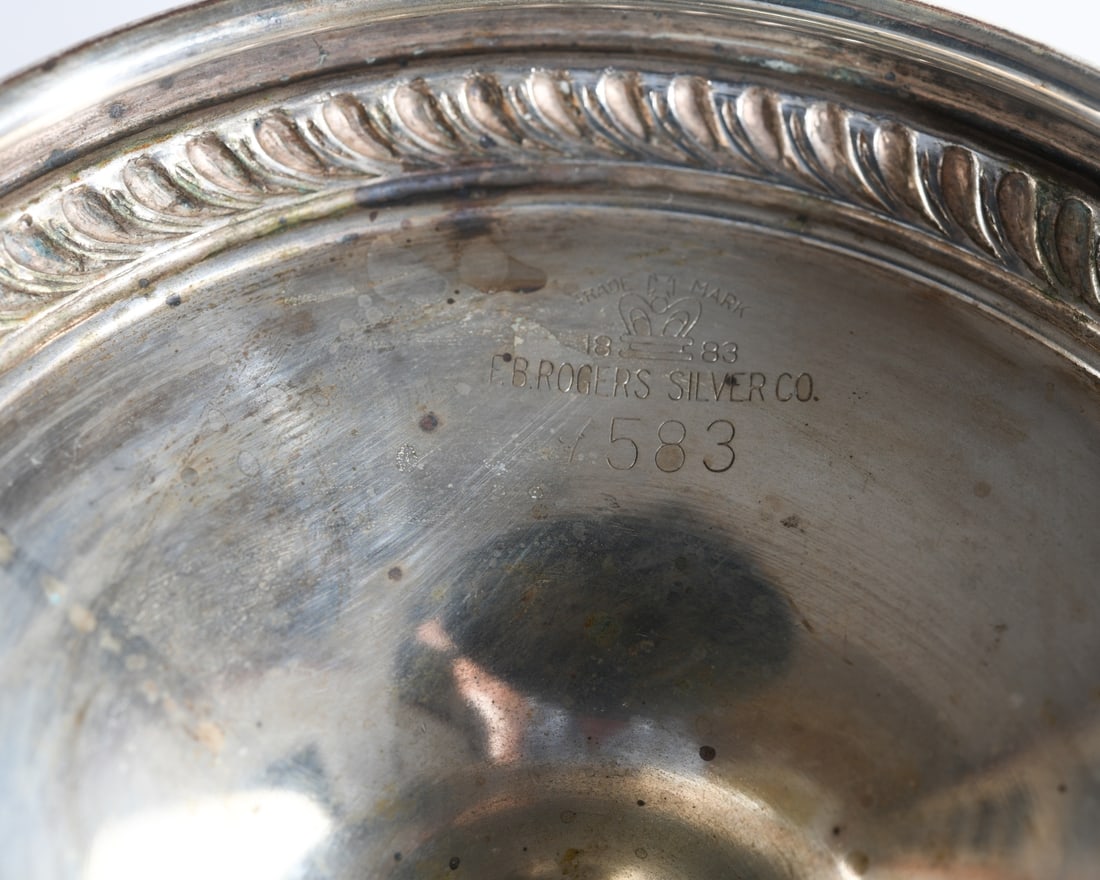 Silver-Plated Three Piece Garniture - 6