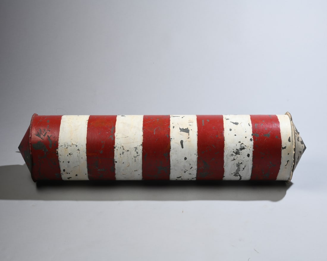 Antique Painted Barber Pole - 4