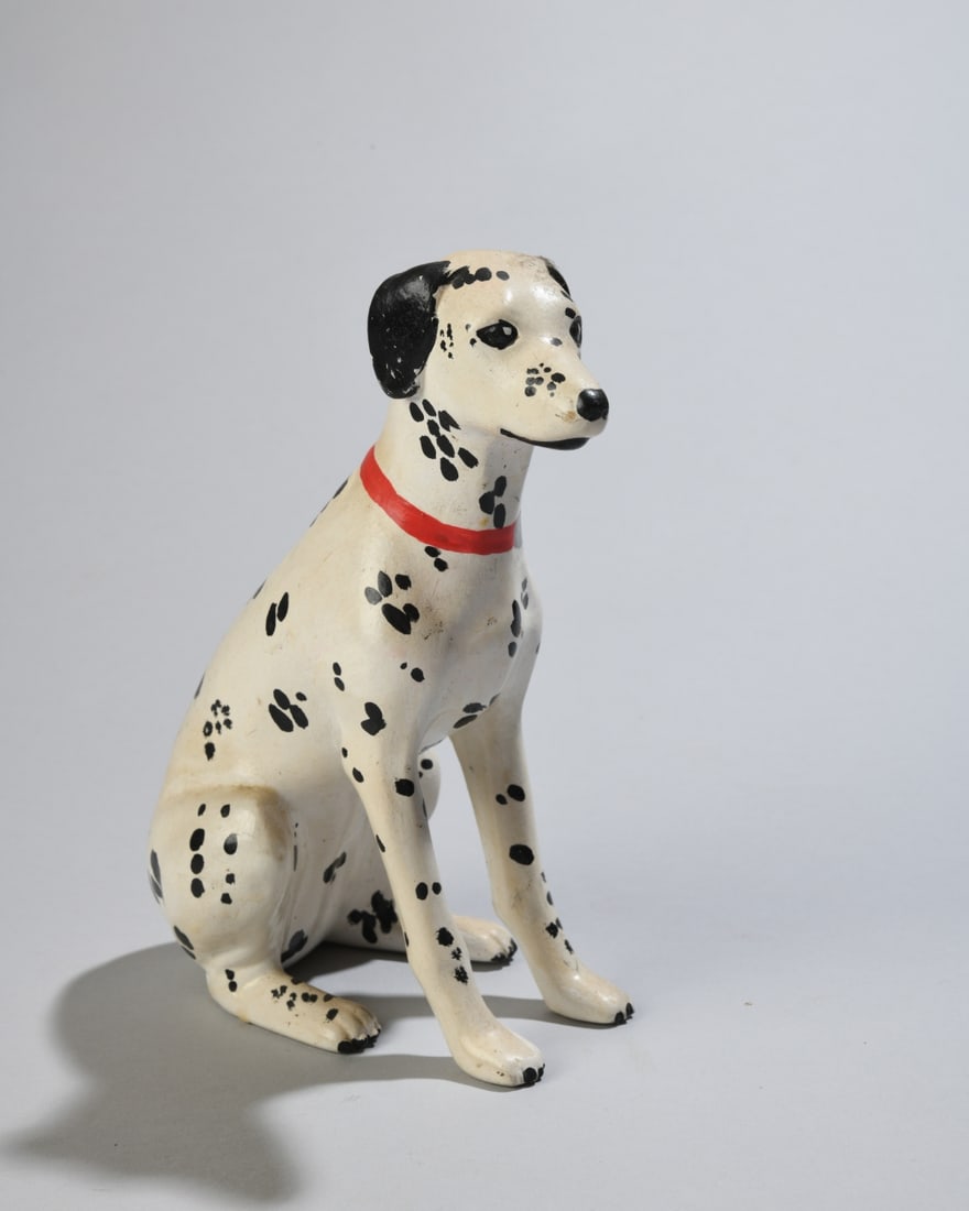 Decorative Painted Dalmation Figure - 2