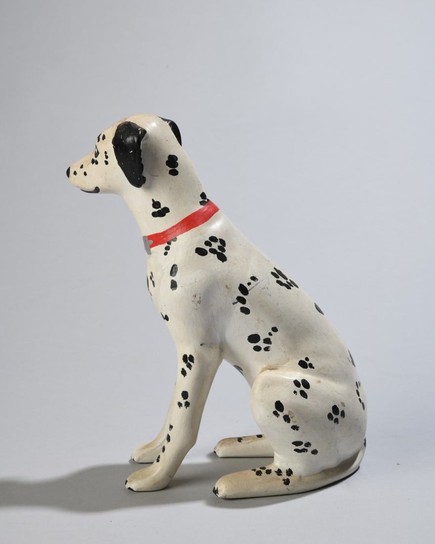 Decorative Painted Dalmation Figure - 4