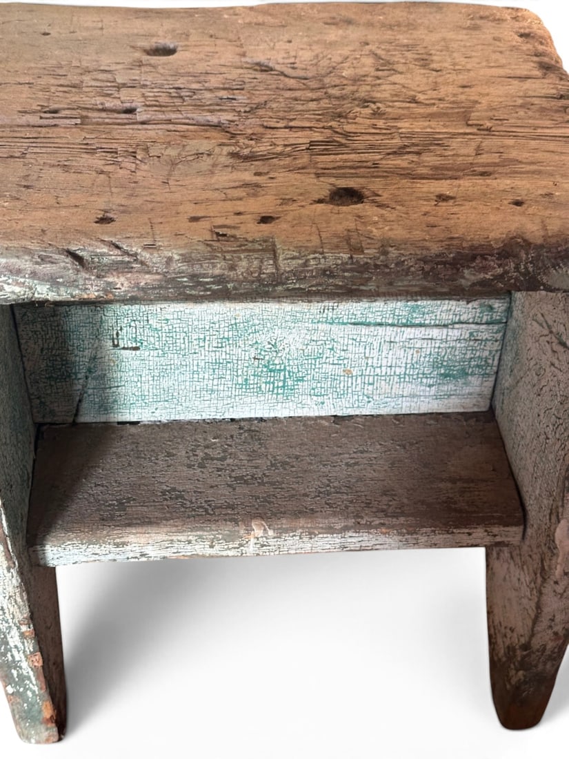 American Primitive Painted Step Stool - 5