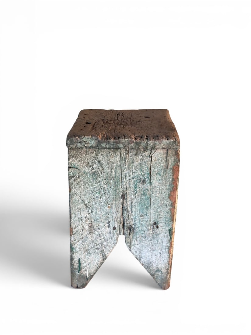 American Primitive Painted Step Stool - 6