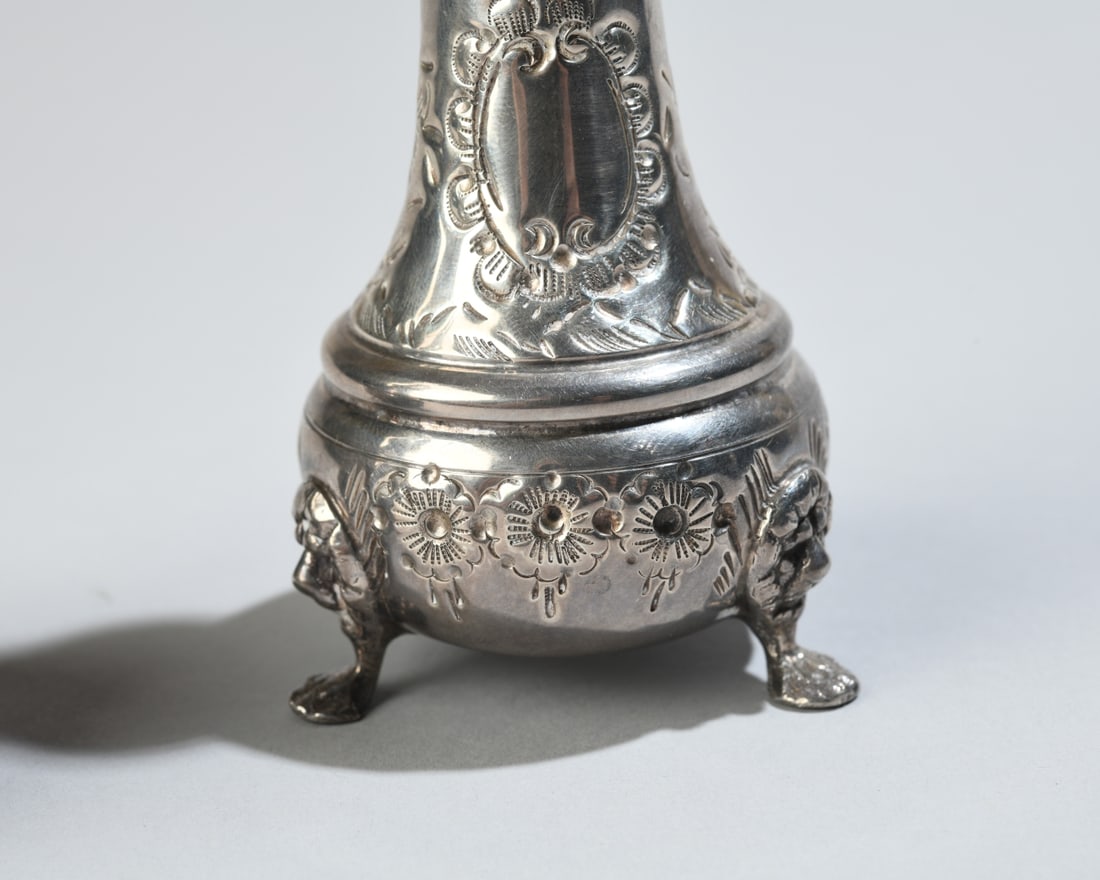 Pair Sterling Silver Shakers - 3