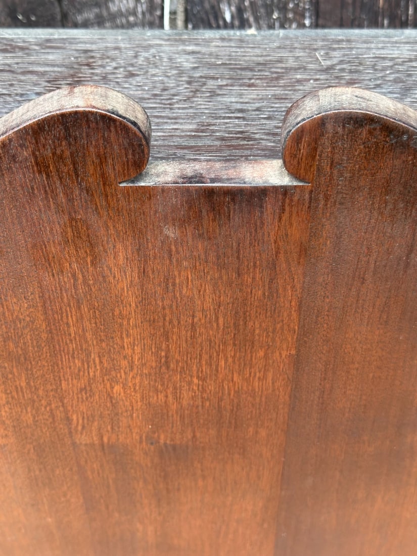 Walnut Hanging Letter File - 4