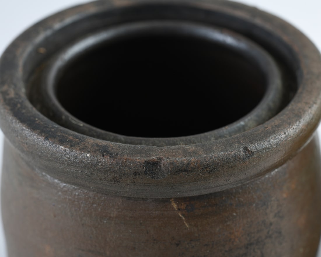 Two 19th C. Stoneware Crock Jars - 7