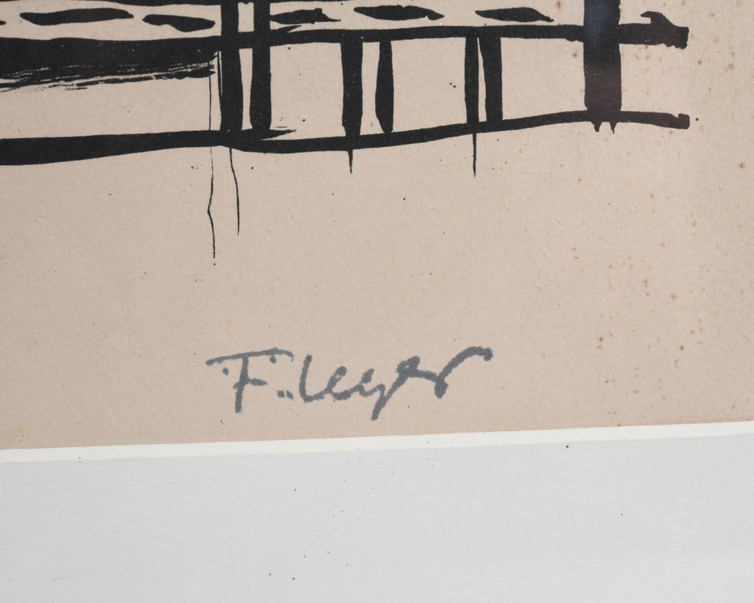 Fernand Leger Signed Lithograph, Gas Station - 5
