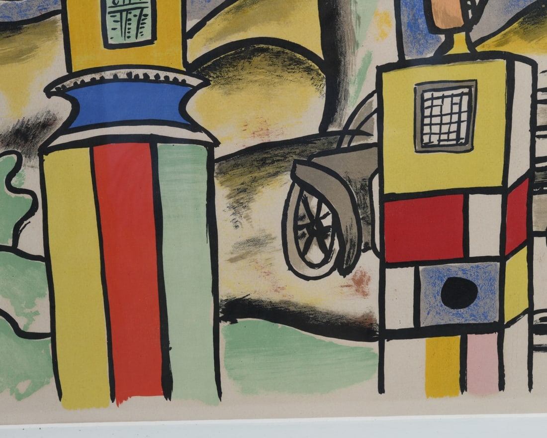 Fernand Leger Signed Lithograph, Gas Station - 9