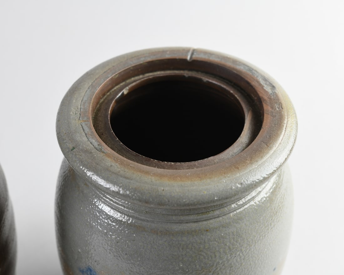 Two A.P. Donaghho Stoneware Canning Jars - 4