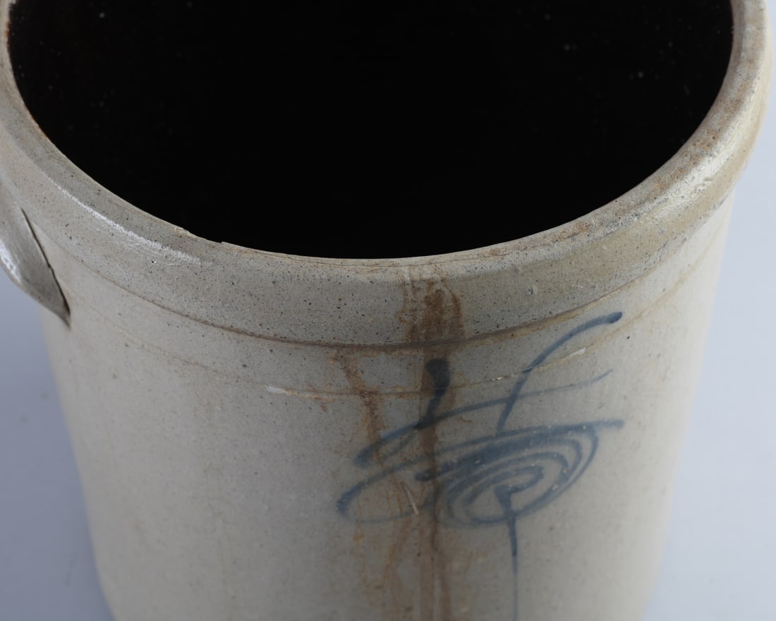 Antique Stoneware Crock - 4