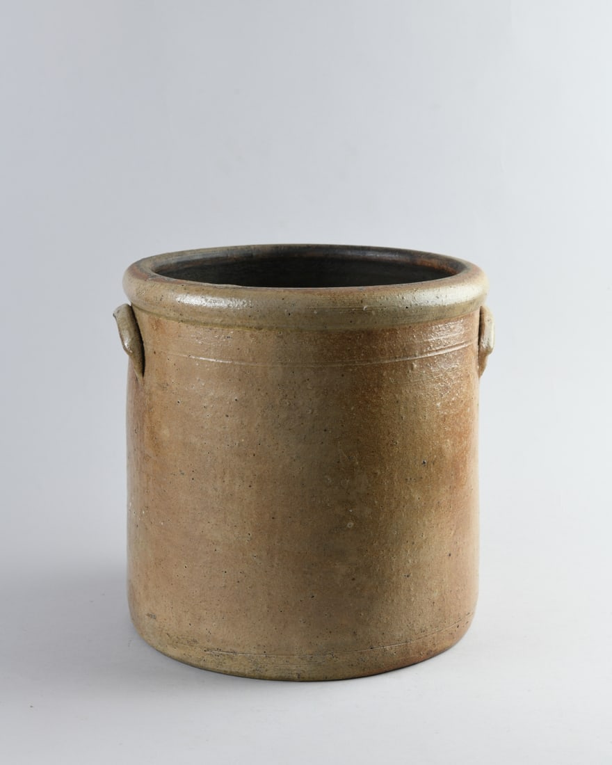 19th C. Stoneware Crock - 6