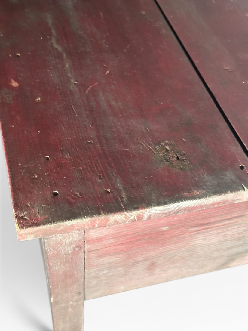 American Painted Pine Table - 5