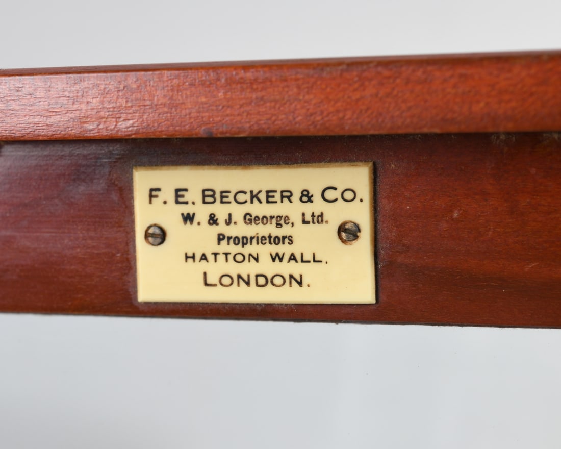 F. E. Becker Mahogany Display Case - 3