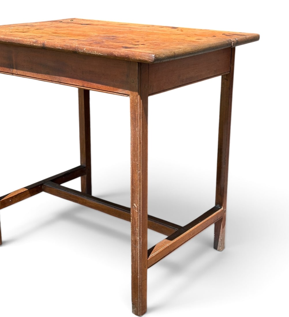 L 18th / E 19th C Cherry Work Table - 2