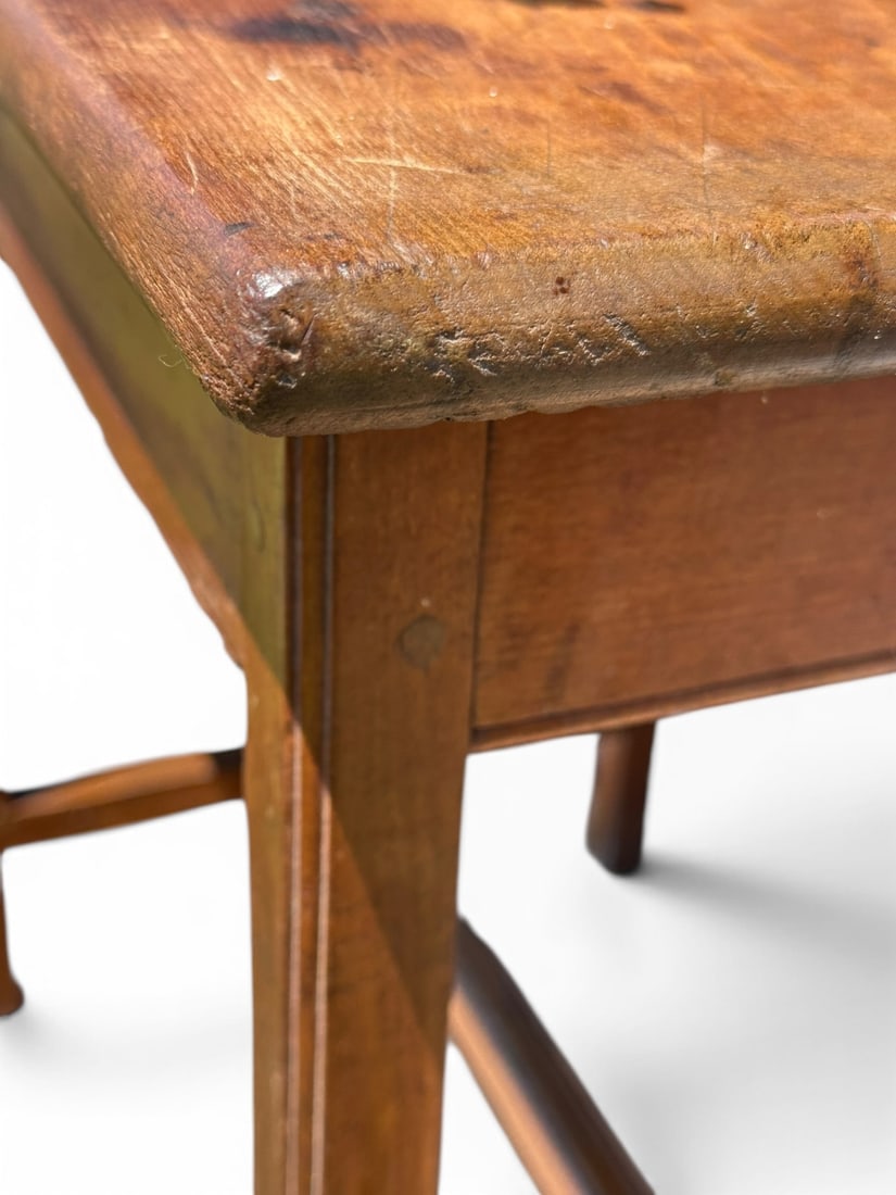 L 18th / E 19th C Cherry Work Table - 6