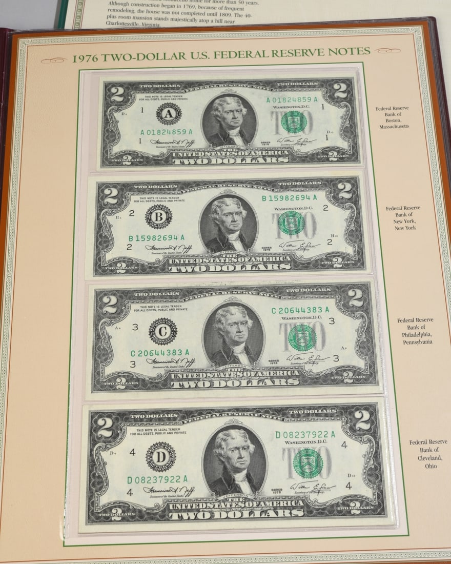 Two-Dollar Notes Mixed Group - 2
