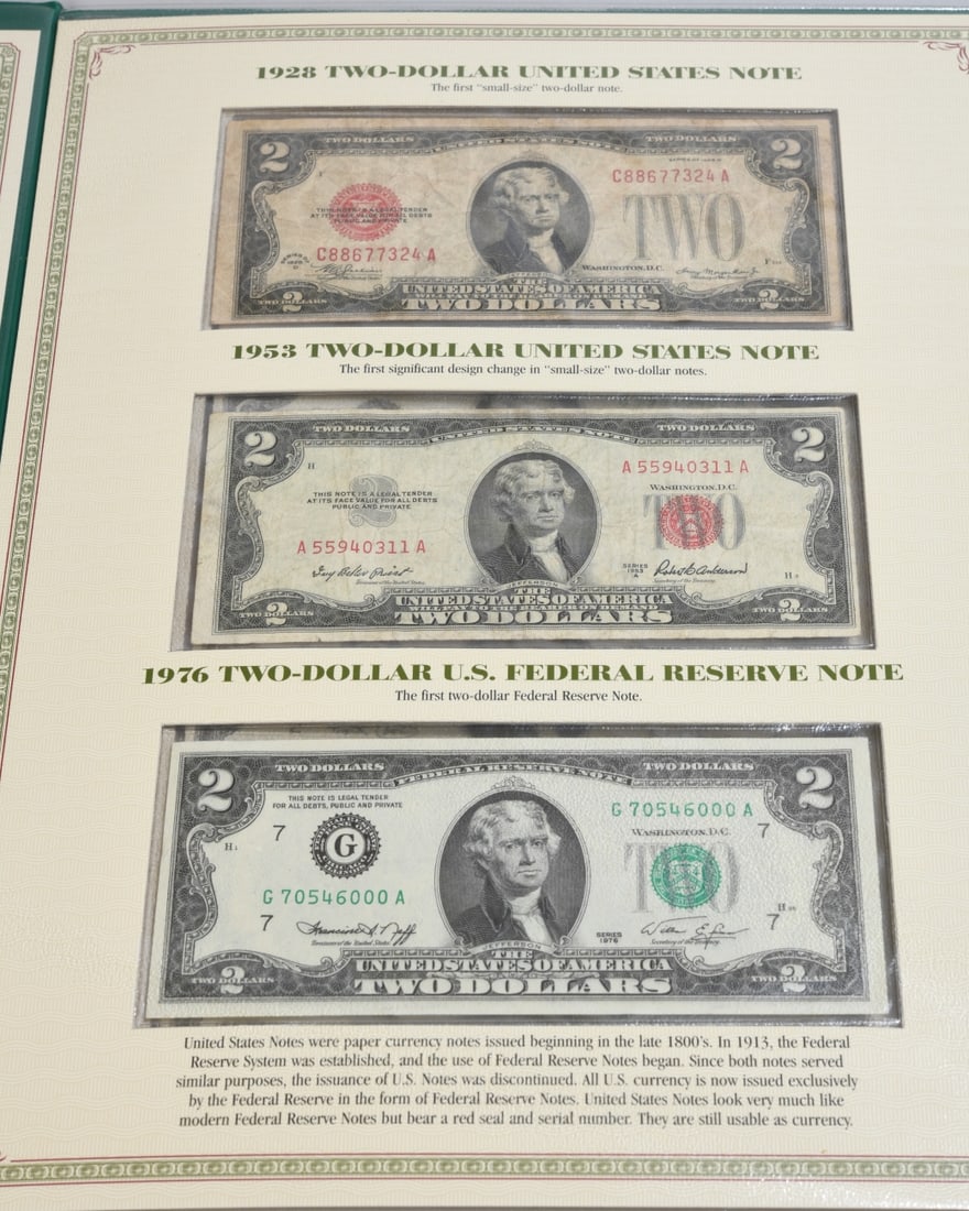 Two-Dollar Notes Mixed Group - 3