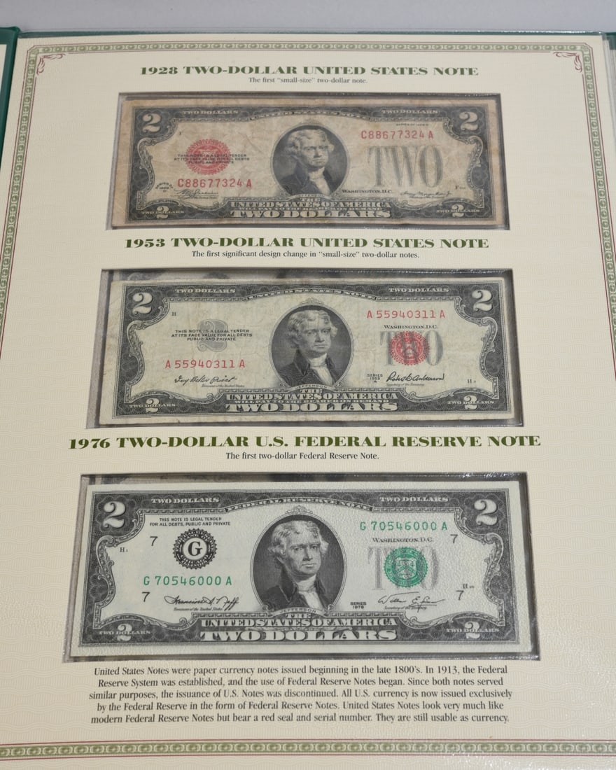 Two-Dollar Notes Mixed Group - 4