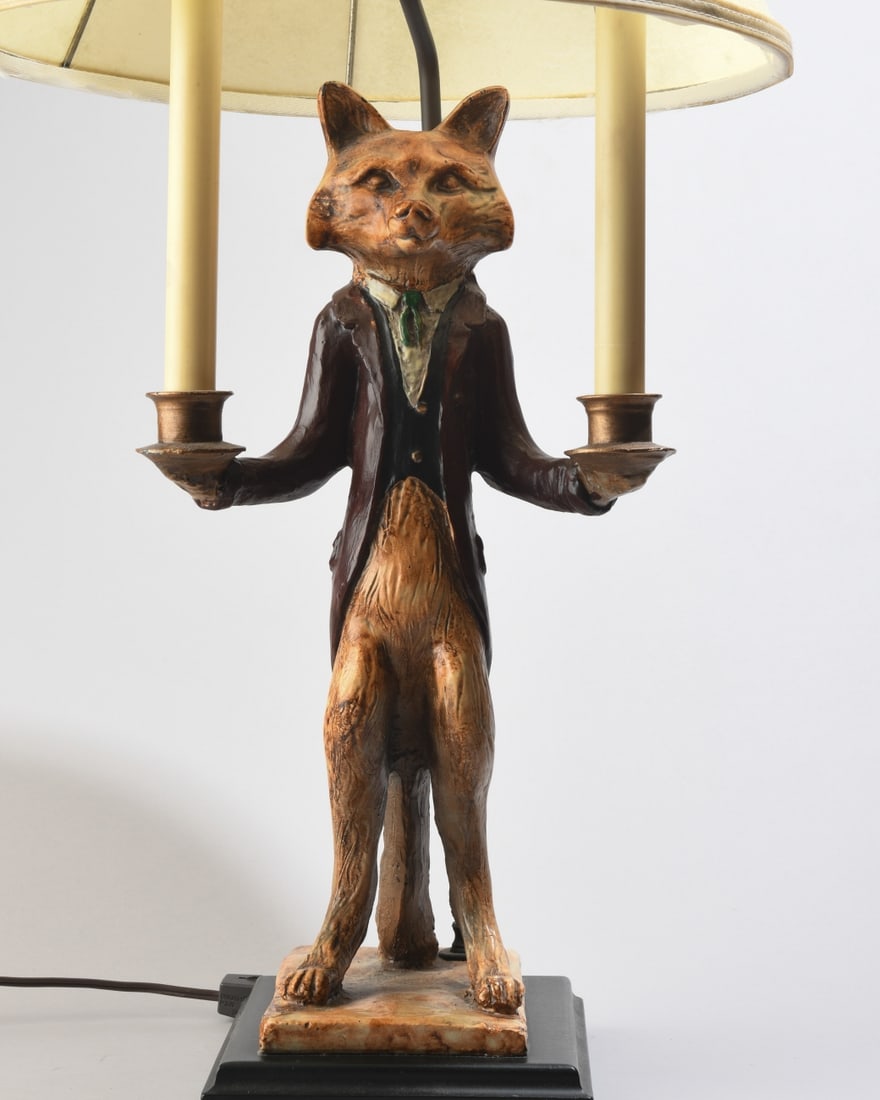Contemporary Fox Form Table Lamp - 2