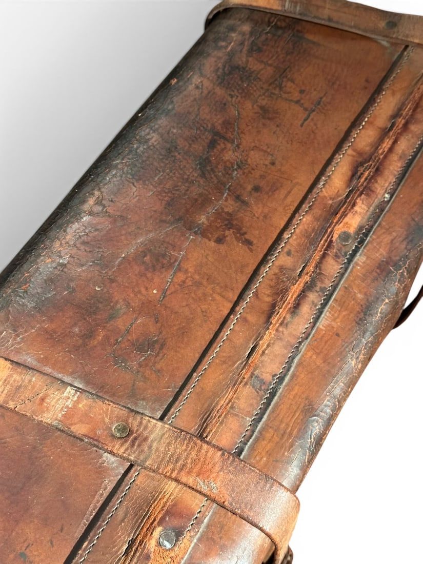 Vintage Leather Suitcase - 3