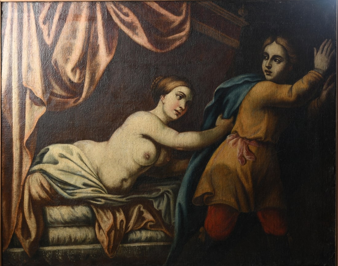 Antique Old Master Style Oil on Canvas (1 of 13)