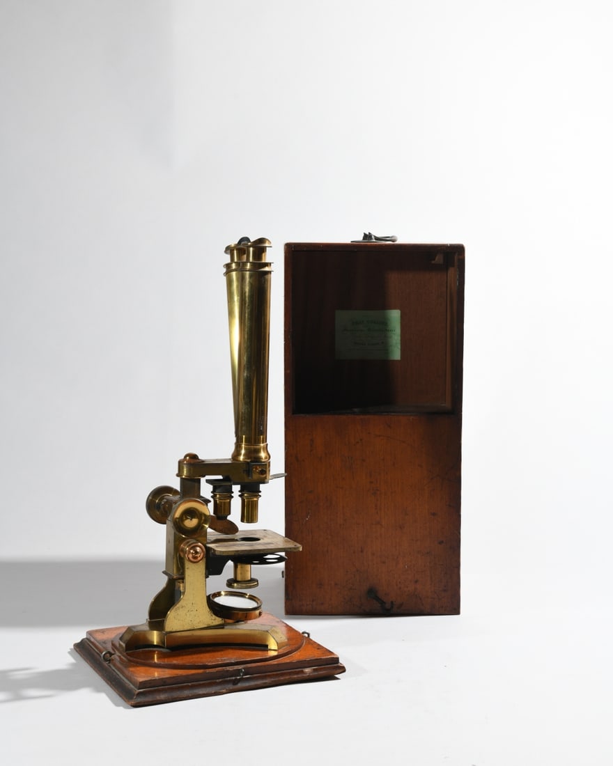 Victorian Brass Microscope, Charles Collins - 5