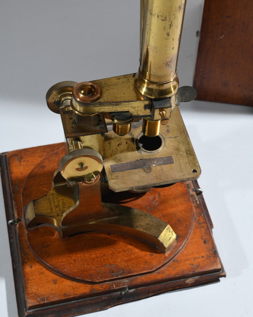 Victorian Brass Microscope, Charles Collins - 6