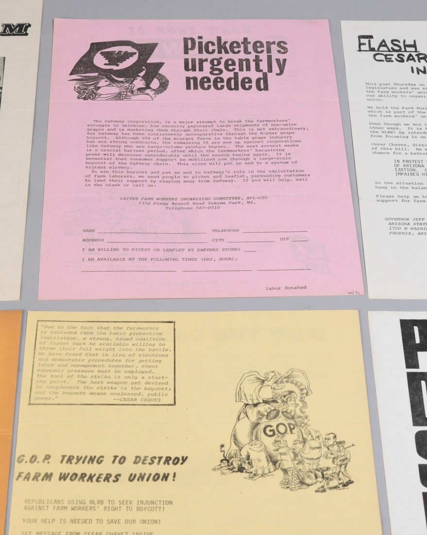 Cesar Chavez Ephemera Grouping - 10