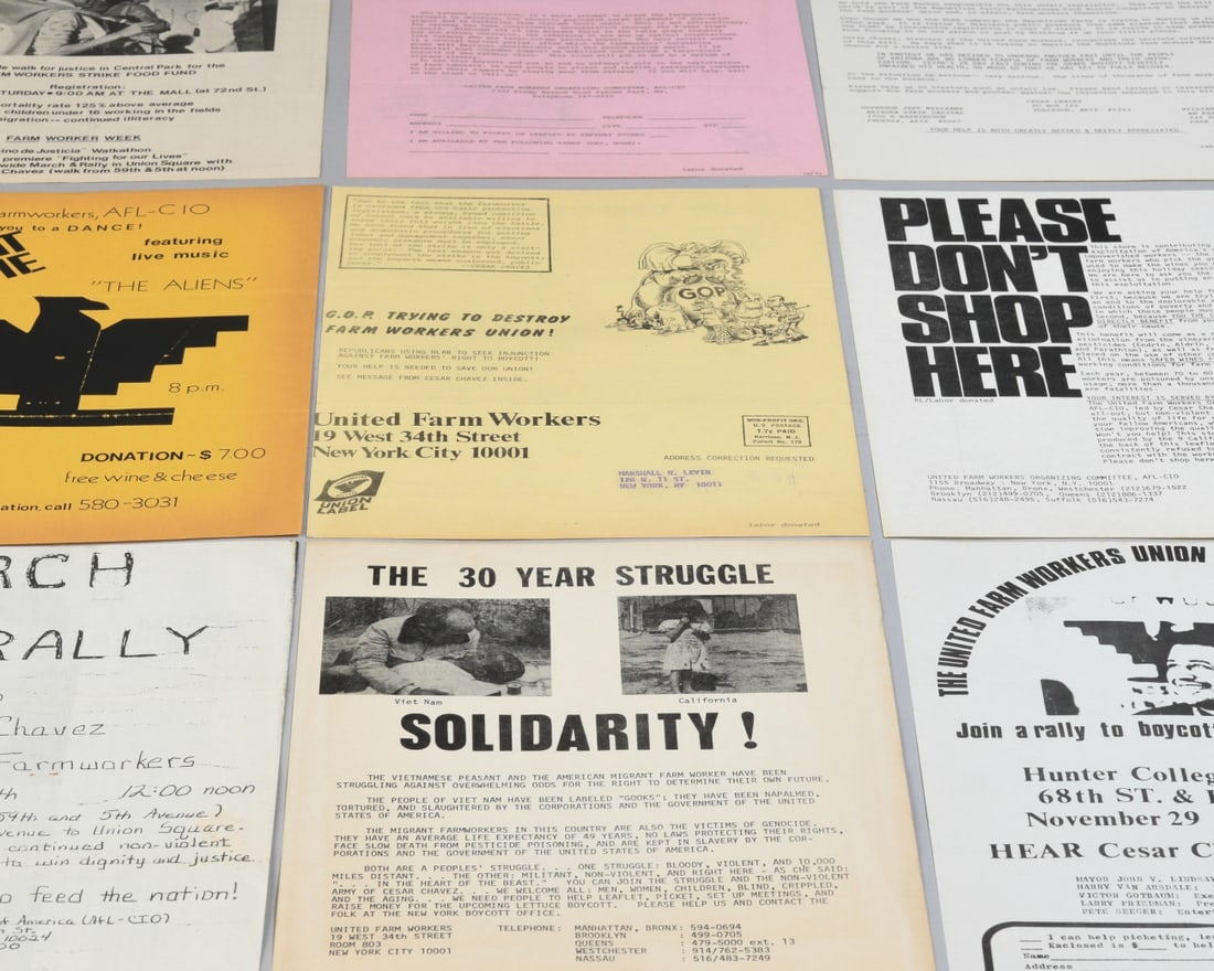 Cesar Chavez Ephemera Grouping - 4