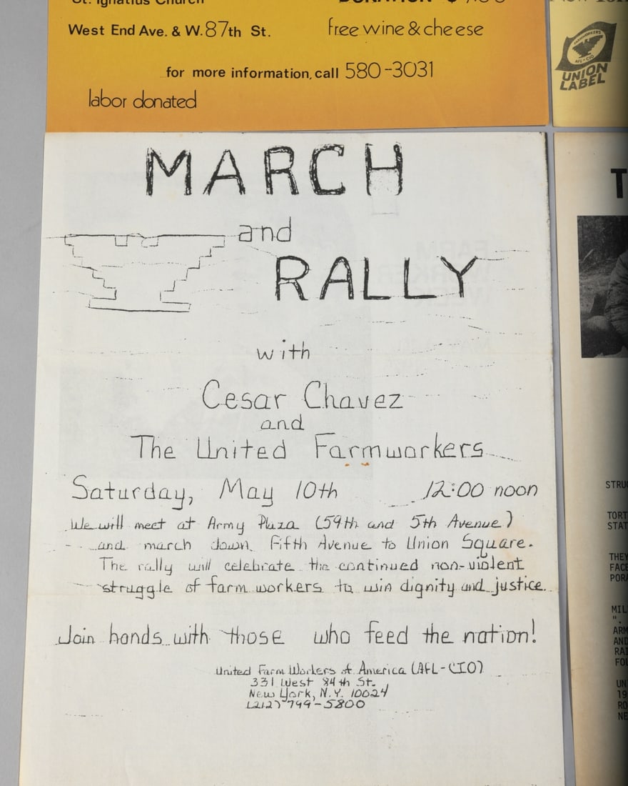 Cesar Chavez Ephemera Grouping - 5