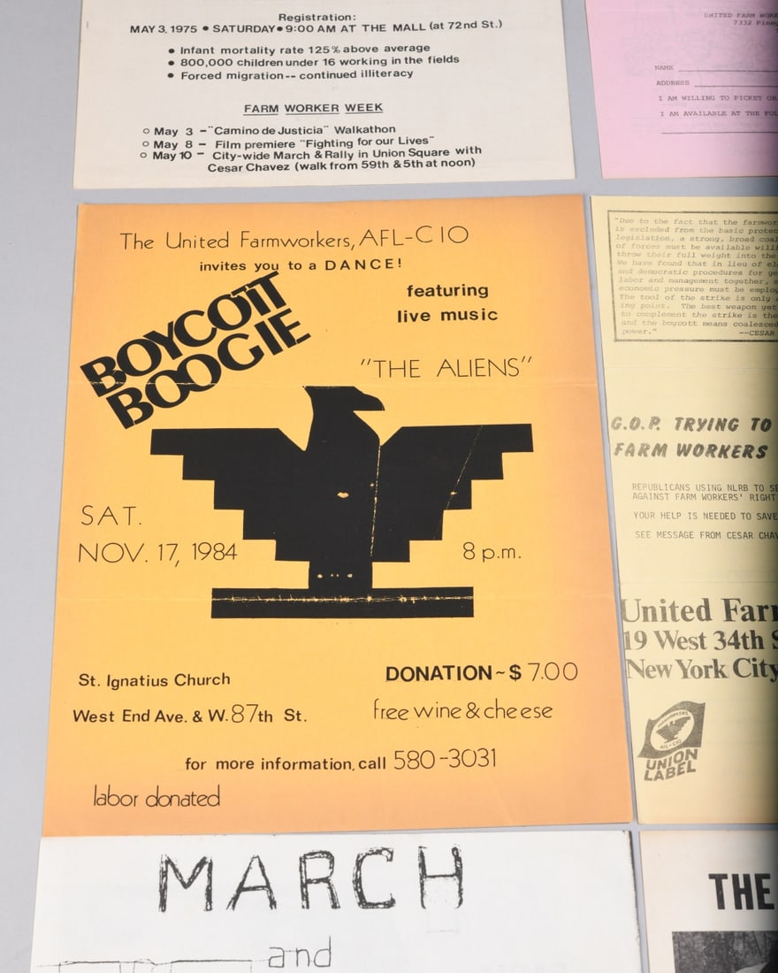 Cesar Chavez Ephemera Grouping - 6