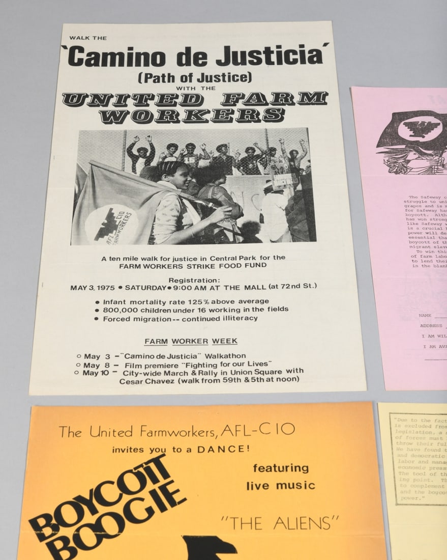 Cesar Chavez Ephemera Grouping - 7