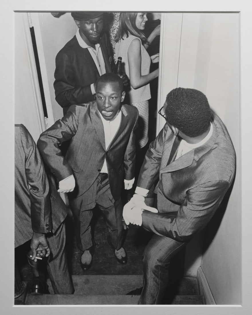 Ed Roseberry (American, 1925 - 2022) 10 Photos: 10 photographs depicting Greek and party life at the University of Virginia and Charlottesville in 1967, all mounted to matting, with pencil signatures and dates to inner matting. Most approx. 14" x