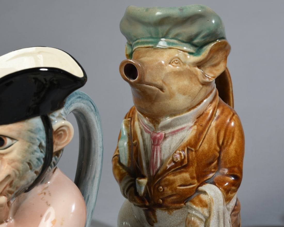 Five Continental Character Jugs - 11