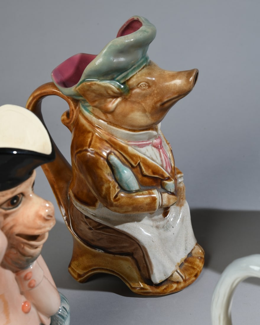 Five Continental Character Jugs - 14