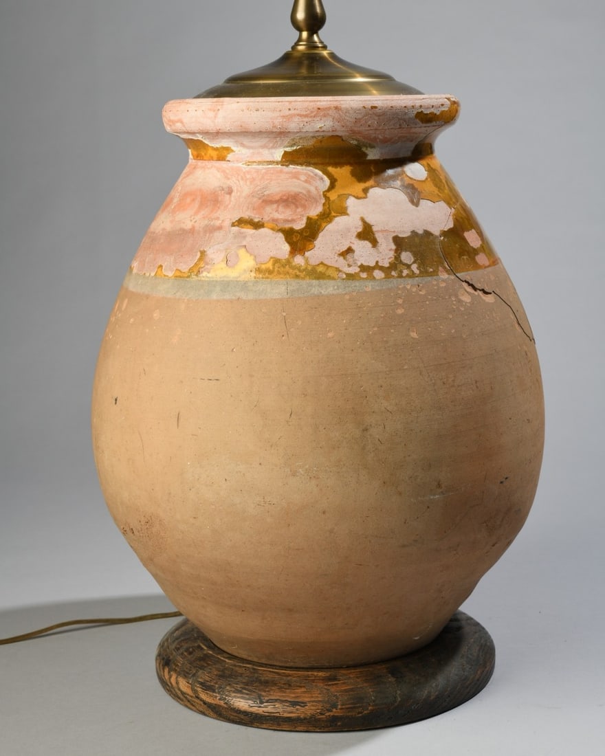 Glazed Earthenware Table Lamp - 2