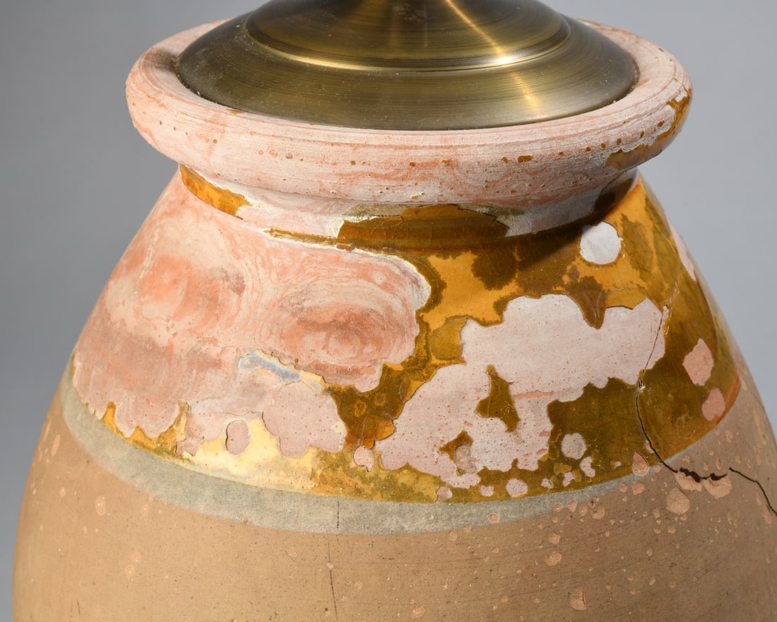 Glazed Earthenware Table Lamp - 3