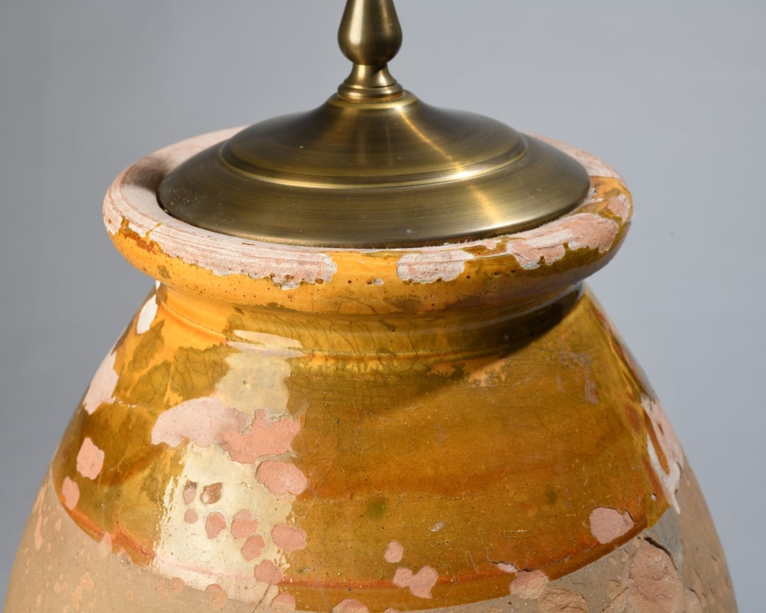 Glazed Earthenware Table Lamp - 5