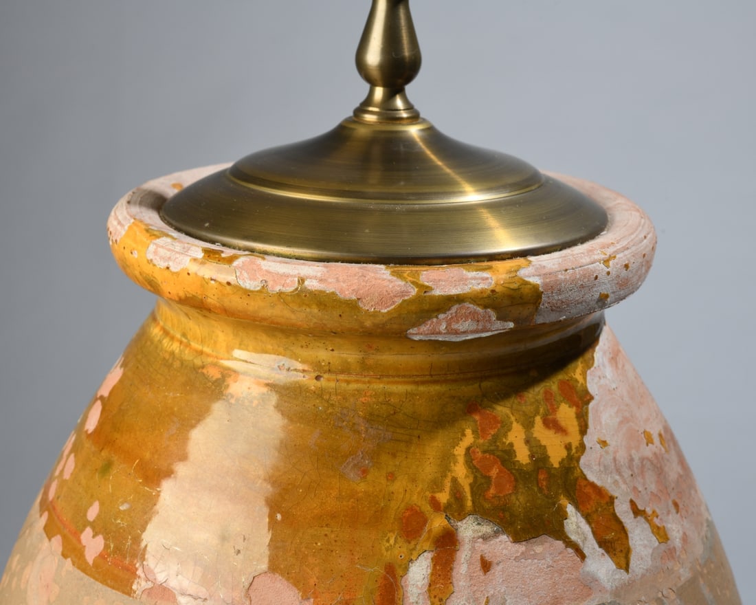 Glazed Earthenware Table Lamp - 7