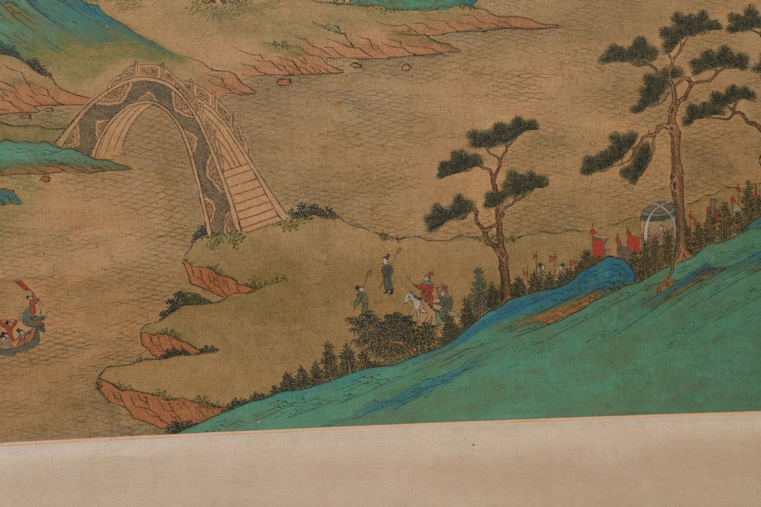 Chinese Landscape Hanging Scroll - 6