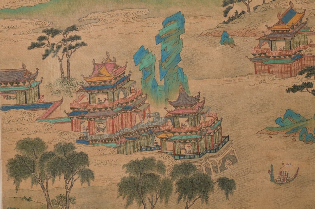 Chinese Landscape Hanging Scroll - 8
