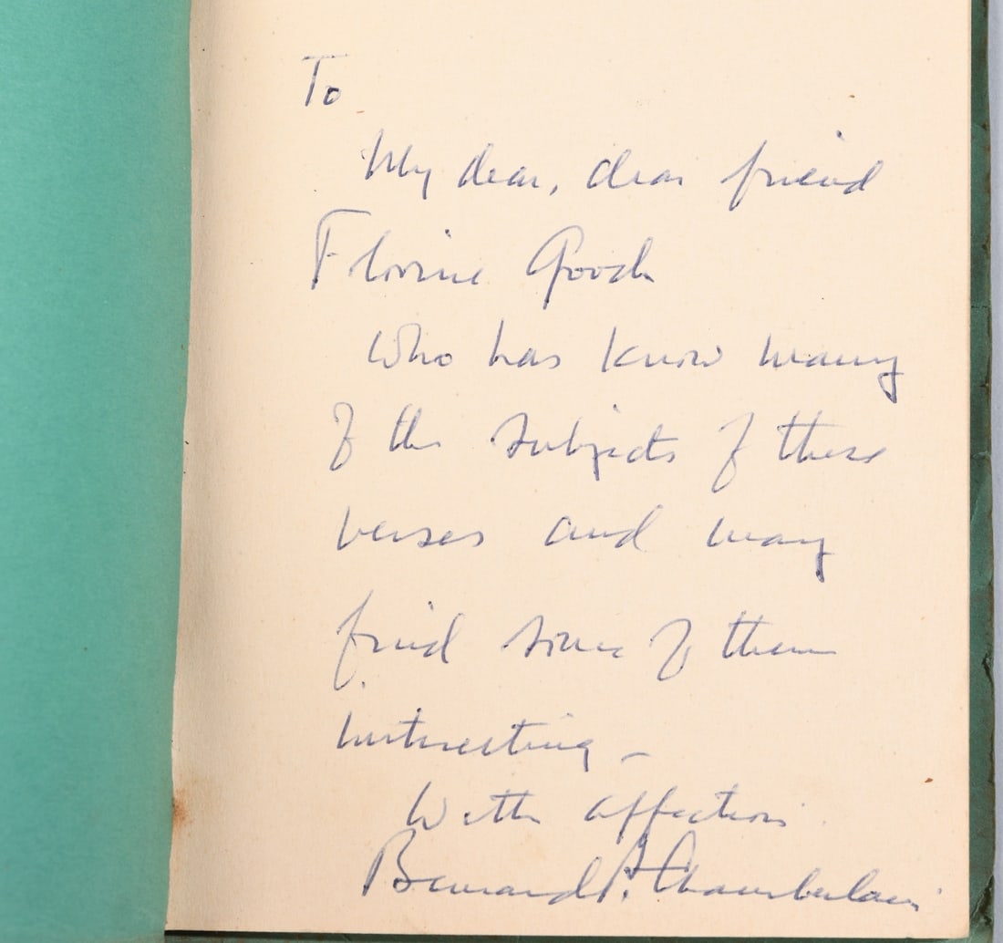 Bernard Peyton Chamberlain Signed 1st Edition - 2