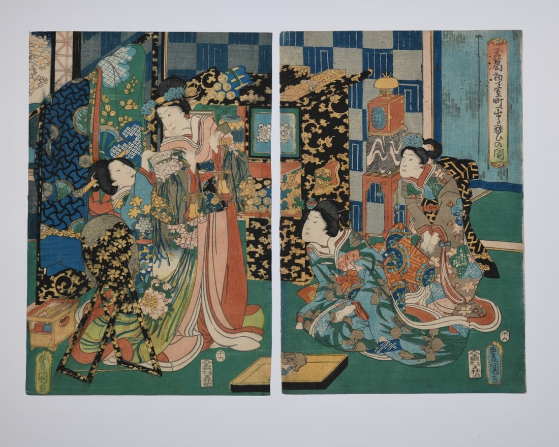 Utagawa Kunisada Woodblock Prints (1 of 5)